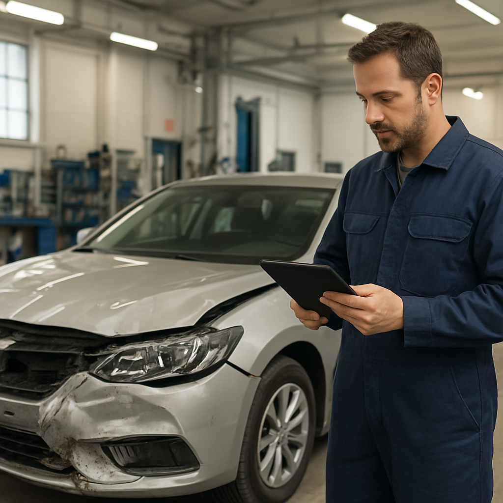 Bewertung eines Unfallwagens
